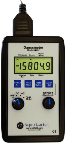 Gaussmetro portatile - GM2  - AlphaLab Inc. - USB