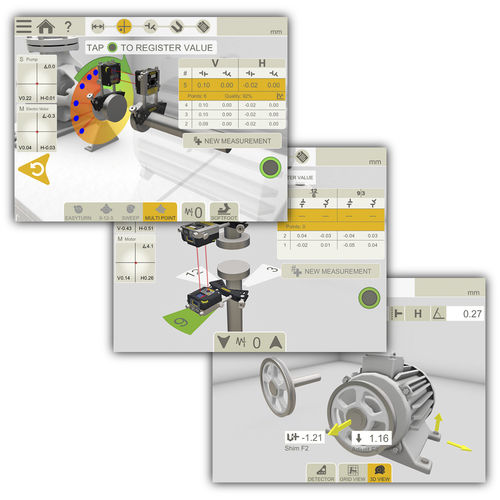 Applicazione mobile per test - XT  - Easy-Laser - di allineamento / Androïd / iOS
