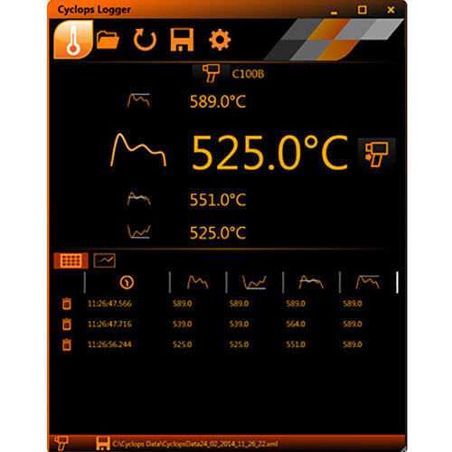 Software per pirometro - Cyclops Logger series - Ametek Land - di analisi di dati / di misura / visualizzatore