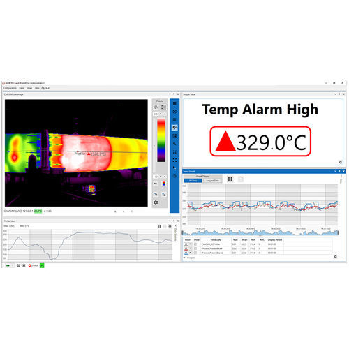 Software di analisi della temperatura - IMAGEPro V2  - Ametek Land - di supervisione / di interfaccia / di regolazione