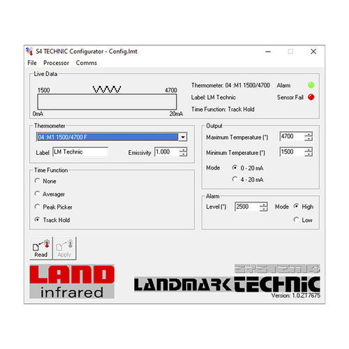 Software di supervisione - Landmark  - Ametek Land - di interfaccia / configurazione / di comunicazione