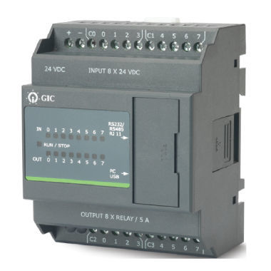 PLC compatto - PC10EA04001N - General Industrial Controls (P) Ltd. - mini / ingressi analogici / Modbus RTU