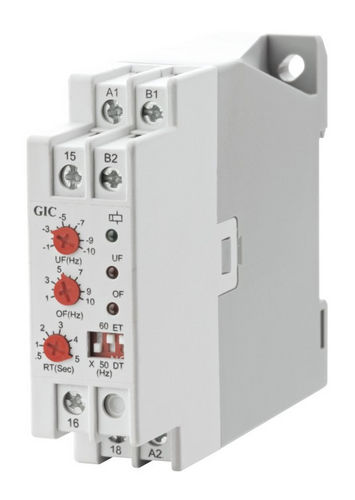 Relè di sorveglianza contro le sottofrequenze - 5 - 135 Hz - General Industrial Controls (P) Ltd. - contro le sovrafrequenze / AC / su guida DIN