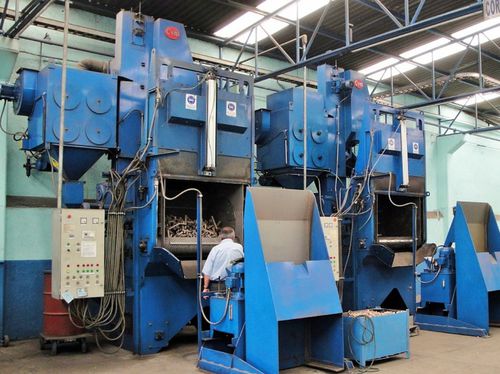 Granigliatrice a nastro - Cym Materiales - a 2 turbine / per metallo / per prodotti sfusi