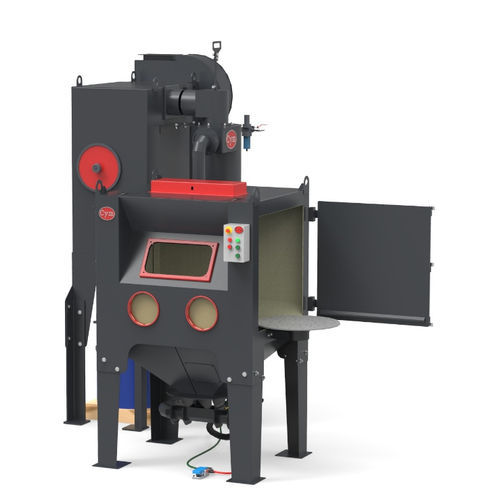 Cabina di sabbiatura ad aspirazione - Cym Materiales - automatica