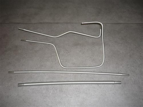 Tubo rigido flessibile - AEM - per gas / in acciaio inossidabile / in alluminio