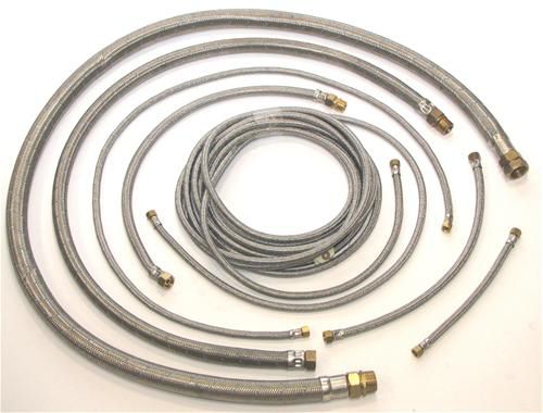 Tubo flessibile per gas - AEM - per aria / in gomma sintetica / in acciaio inossidabile