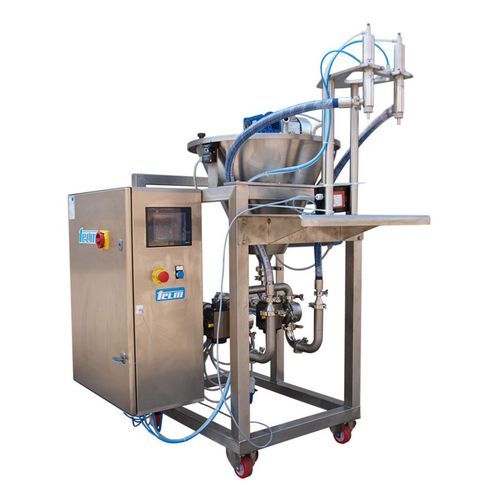 Riempitrice semiautomatica - FL 09 - Telm srl - per bottiglie / per barattoli e vasetti / per vasetti
