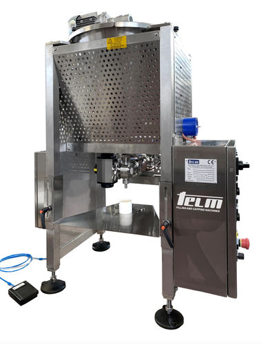 Riempitrice semiautomatica - DOS 02 - Telm srl - per bottiglie in vetro / per barattoli e vasetti / per vasetti