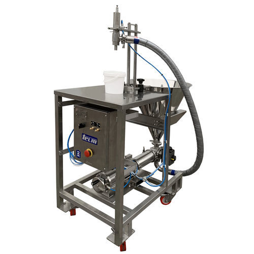 Riempitrice semiautomatica - FL 05 - Telm srl - per bottiglie / per barattoli e vasetti / per vasetti