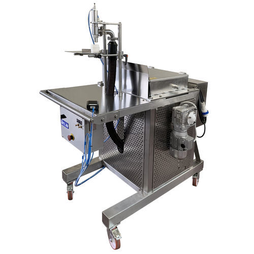 Riempitrice semiautomatica - FL 06 - Telm srl - per bottiglie / per barattoli e vasetti / per vasetti
