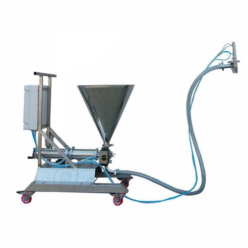 Riempitrice semiautomatica - FL 08 - Telm srl - per bottiglie / per barattoli e vasetti / per vasetti