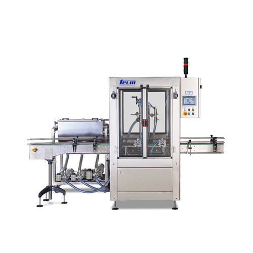 Riempitrice per prodotti cosmetici per animali - LINE 140 - Telm srl - automatica / per bottiglie / per vasetti