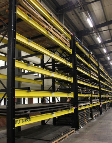 Scaffalatura per magazzino di stoccaggio - Wickens - per lamiere metalliche