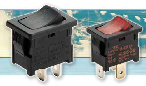 Interruttore a bascula - 1890 series - MARQUARDT France - unipolare / IP40 / luminoso