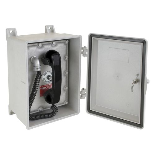 Terminale telefonico analogico - 7805-001 - GAI-TRONICS - da esterno / a muro / con porta di protezione