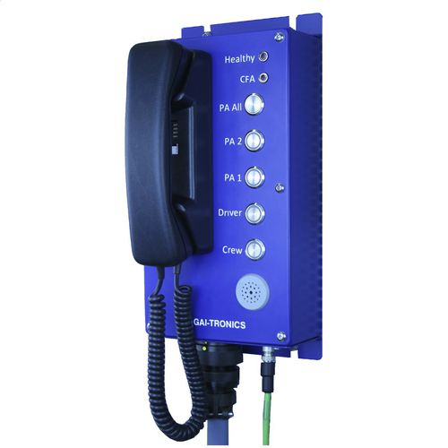 Citofono audio - IP-TRAIN-COMMS - GAI-TRONICS - da parete