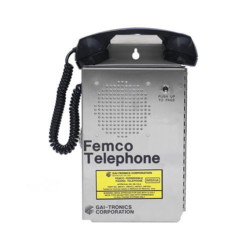 Telefono per miniera sotterranea - AM7009 - GAI-TRONICS - in acciaio inossidabile / di intercomunicazione / portatile