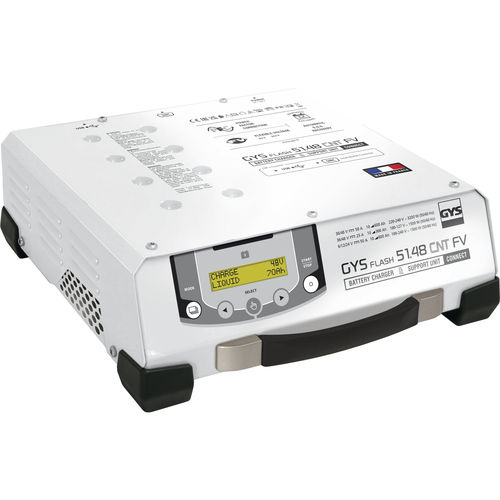 Caricabatteria per veicolo elettrico - GYSFLASH 51.48 CNT FV - GYS - da ufficio / litio / piombo