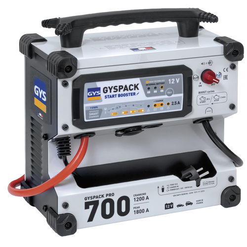 Caricatore avviatore di batteria per moto - GYSPACK PRO 700 - GYS - per automobile / 12 V / professionale