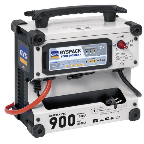 Caricatore avviatore di batteria per moto - GYSPACK PRO 900 - GYS - per automobile / 12 V / piombo-acido