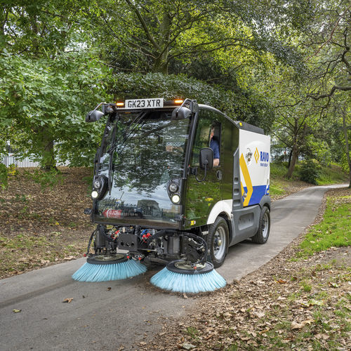 Spazzatrice uomo a bordo - RAVO R2 - Scarab Sweepers - per strade / a benzina / diesel