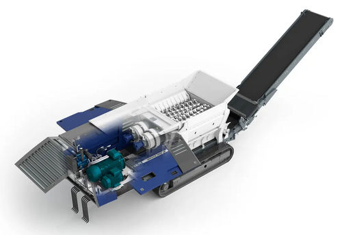 Trituratore mobile - Urraco 4000 series - Lindner Recyclingtech GmbH - a due alberi / per rifiuti / per legno