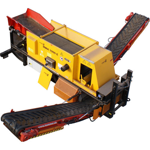Separatore per rifiuti - MWA 1000 E - HAMMEL Recyclingtechnik GmbH - a tamburo