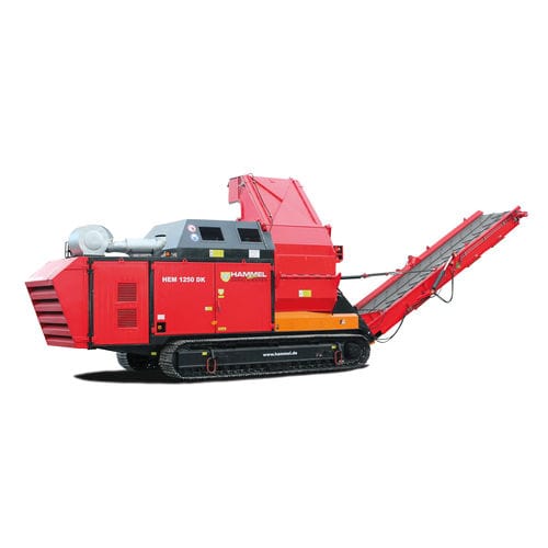 Trituratore secondario - HEM 1250 series - HAMMEL Recyclingtechnik GmbH - monoalbero / di metallo / mobile