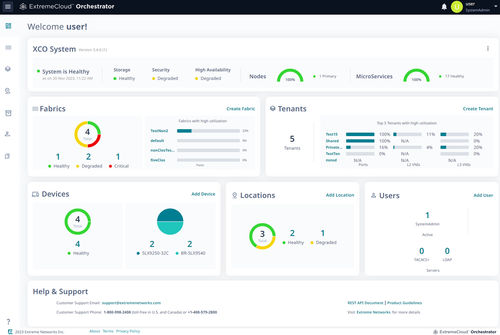 Software di supervisione - ExtremeCloud Orchestrator - Extreme Networks - di regolazione / di gestione / configurazione