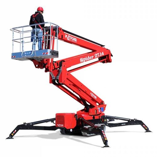 Piattaforma a ragno cingolata - Spider 27.14 - Platform Basket - semovente / elettrica / con motore diesel