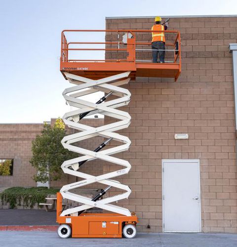 Piattaforma elevatrice a forbice mobile - S4740E - Snorkel - elettrica / per interno / da esterno