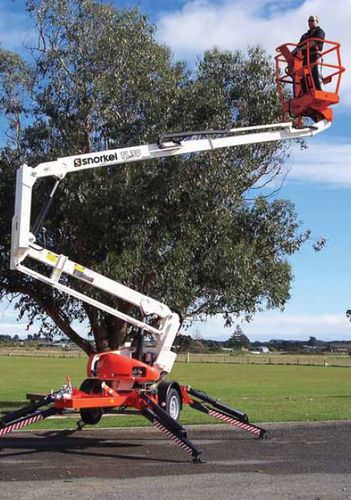 Piattaforma articolata trainabile - 2.07 m | TL39 - Snorkel - elettrica / per uso esterno