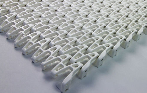 Catena di trasporto in plastica - SpanTech - a maglie monoblocco / per l'industria agroalimentare / modulare
