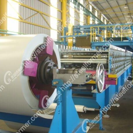 Linea di produzione per pannelli sandwich in PSE - IKEP-RF-4R - IL KWANG METAL FORMING Company - in continuo