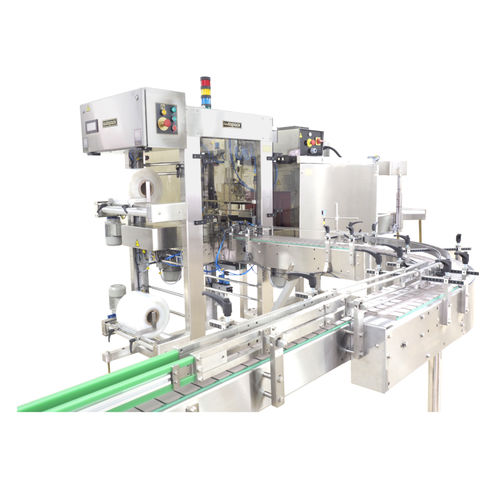 Fardellatrice automatica - SLO - Autopack Co., Ltd. - per bottiglie / con barra saldante / doppia