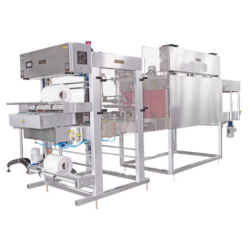 Fardellatrice interamente automatica - SLH - Autopack Co., Ltd. - per bottiglie / per casse / per prodotti cosmetici