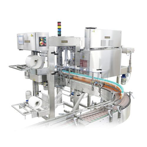 Fardellatrice automatica - SLO series - Autopack Co., Ltd. - per bottiglie / con barra saldante / doppia