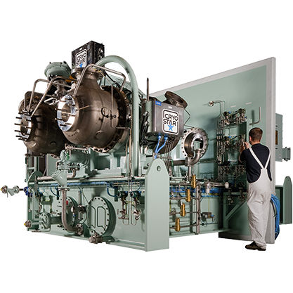 Compressore di gas - CM2 series  - Cryo Star - elettrico / fisso / lubrificato ad olio