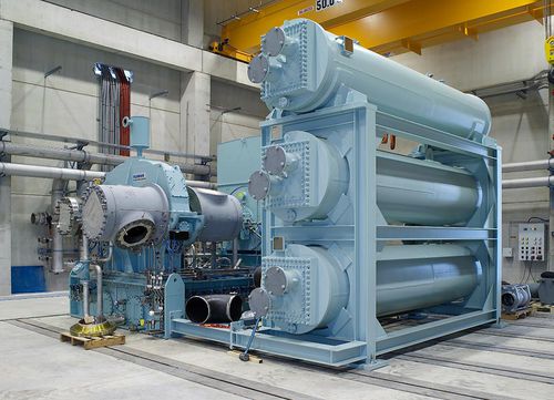 Turbocompressore con motore elettrico - Compander - Cryo Star - per la produzione di energia / per turbina