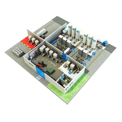 Riempitrice automatica - Cryo Star - per bombola di gas / per gas / ad uso industriale
