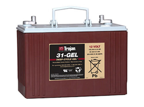 Batteria piombo gel acido - 31-Gel - Trojan Battery Company - a blocco / 12 V / deep cycle
