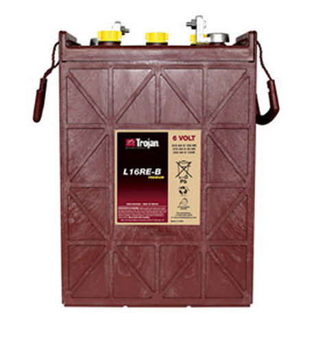 Batteria a blocco - L16RE-B - Trojan Battery Company - 6 V / ad elettrolita liquido