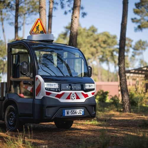 Veicolo ad uso polivalente - G4+ - GOUPIL - elettrico / telaio cabina / modulare