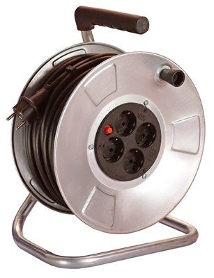 Avvolgitore di cavi - H05VV-F 3G1,5 - as - Schwabe GmbH - manuale / trasportabile / in metallo