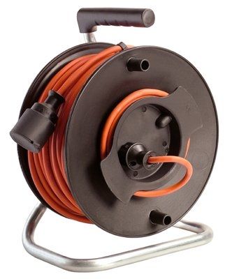 Avvolgitore di cavi - ø 230 - 285 mm, 25 - 50 m - as - Schwabe GmbH - manuale / per portatili elettrici per tosaerba / mobile