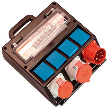 Scatola elettrica attrezzata - 16 - 32 A, max. 440 V - as - Schwabe GmbH - a muro / in plastica / per distribuzione elettrica
