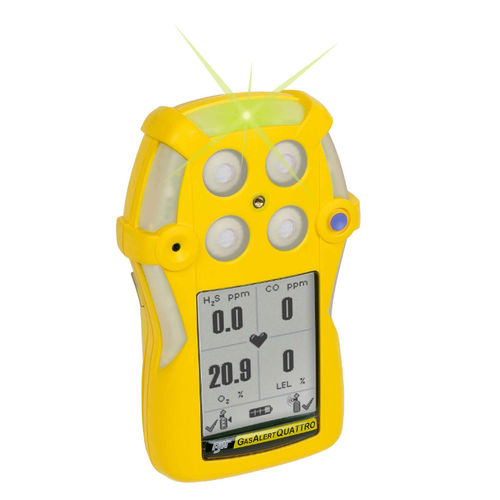 Rilevatore multigas - GasAlertQuattro - Honeywell analytics - di CO / H2S / portatile
