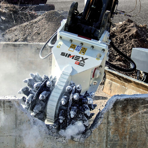 Testa fresante per escavatore - TF 850 - Simex S.r.l