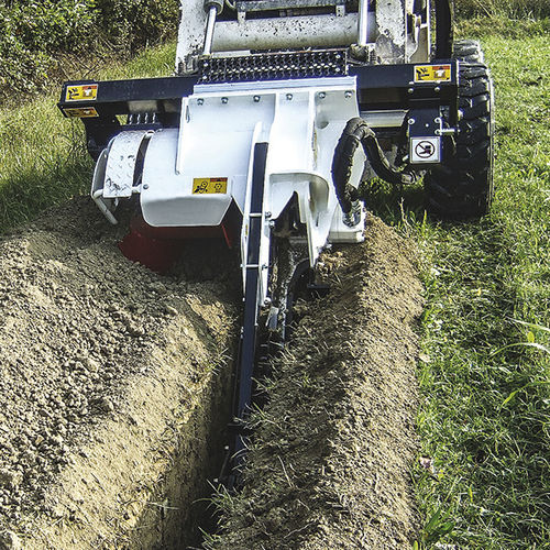 Trencher a catena - CHD 120 - Simex S.r.l - gommato / per minipala